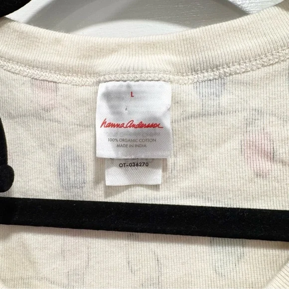 Hanna Andersson Women’s Holiday Long John Pajama Set Bright Blubs Christmas - Picture 7 of 11